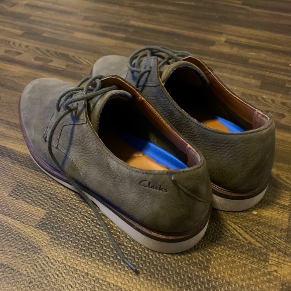 Clarks olive/grey shoes - Picture 2 of 5